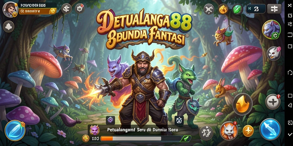 Screenshot DOWER88 menunjukkan aksi seru dalam misi petualangan.