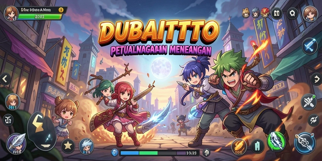 Tampilan dinamis dari gameplay DUBAITOTO yang penuh aksi.