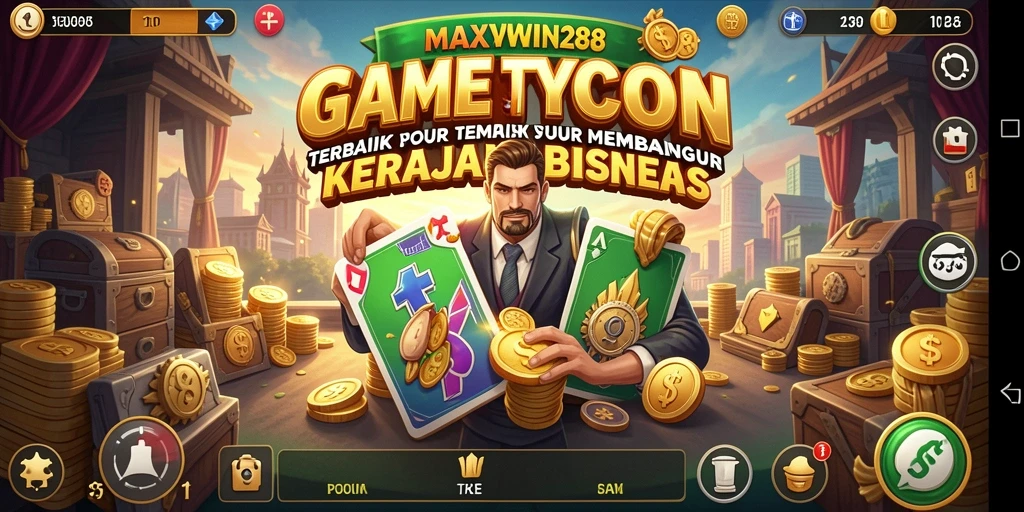 Tampilan gameplay Tycoon yang menarik dan mengasyikkan.