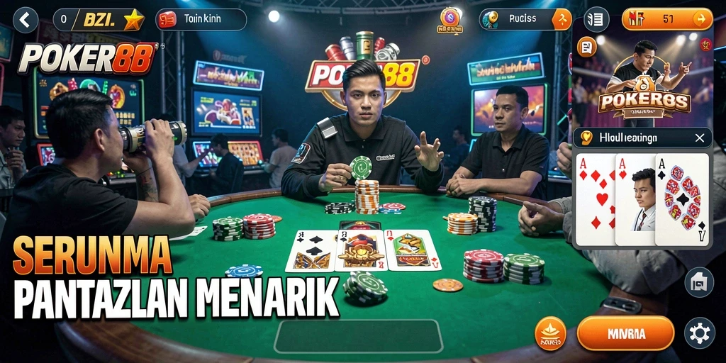 Tampilan gameplay seru POKER88 dengan tantangan puzzle menarik.