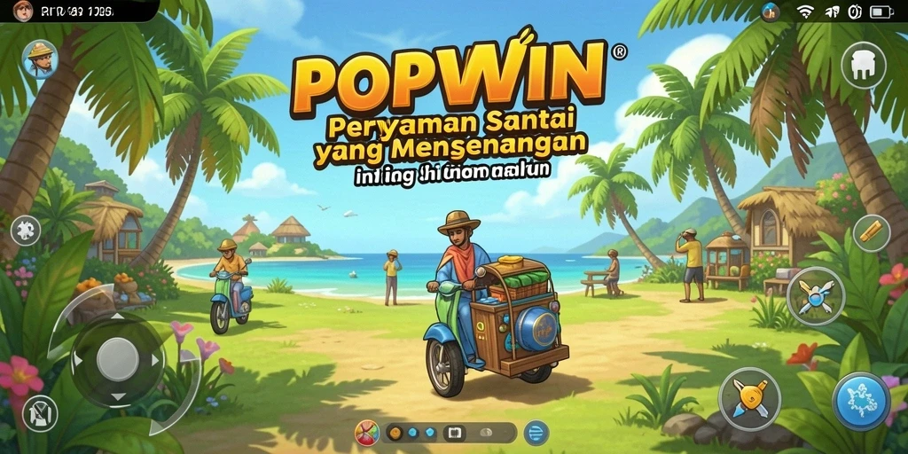 Tampilan utama gameplay <strong>POPWIN</strong> dengan kebersamaan yang menyenangkan.