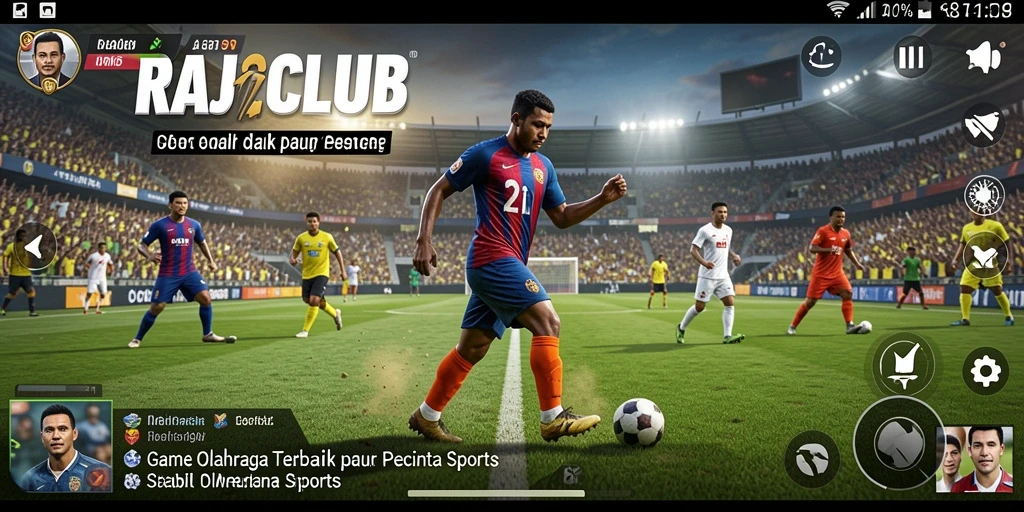Tampilan gameplay RAJACLUB yang sangat mendebarkan.