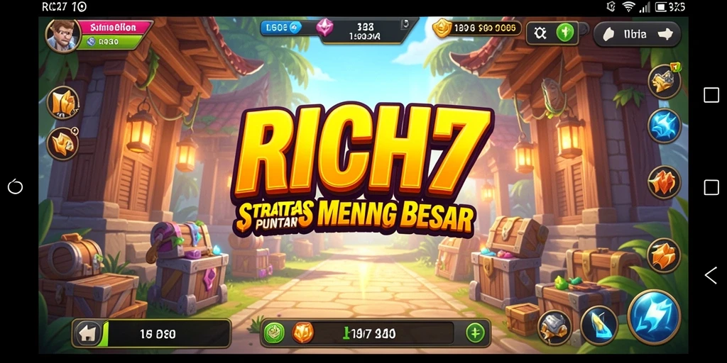 Tampilan menarik dari gameplay RICH7 yang penuh strategi.