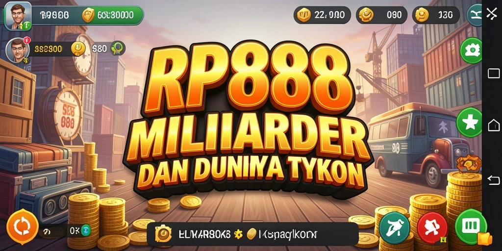 Tampilan gameplay seru dalam <strong>RP888</strong> saat membangun bisnis Tycoon.