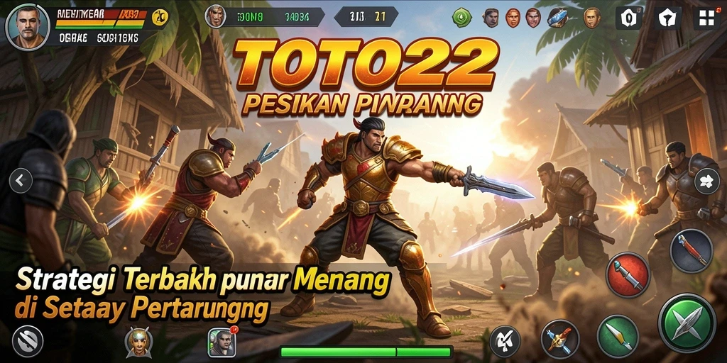 Screenshot utama TOTO22 menampilkan aksi strategis yang mendebarkan.