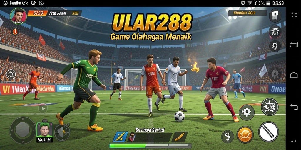 Tampilan gameplay seru dan kompetitif dalam ULAR288.