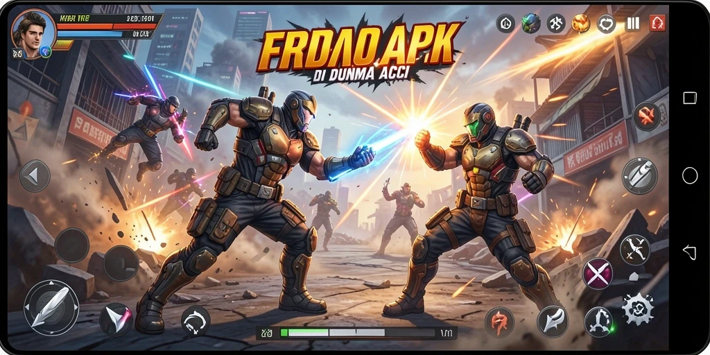 Menampilkan gameplay aksi V21 yang mendebarkan dan penuh tantangan.